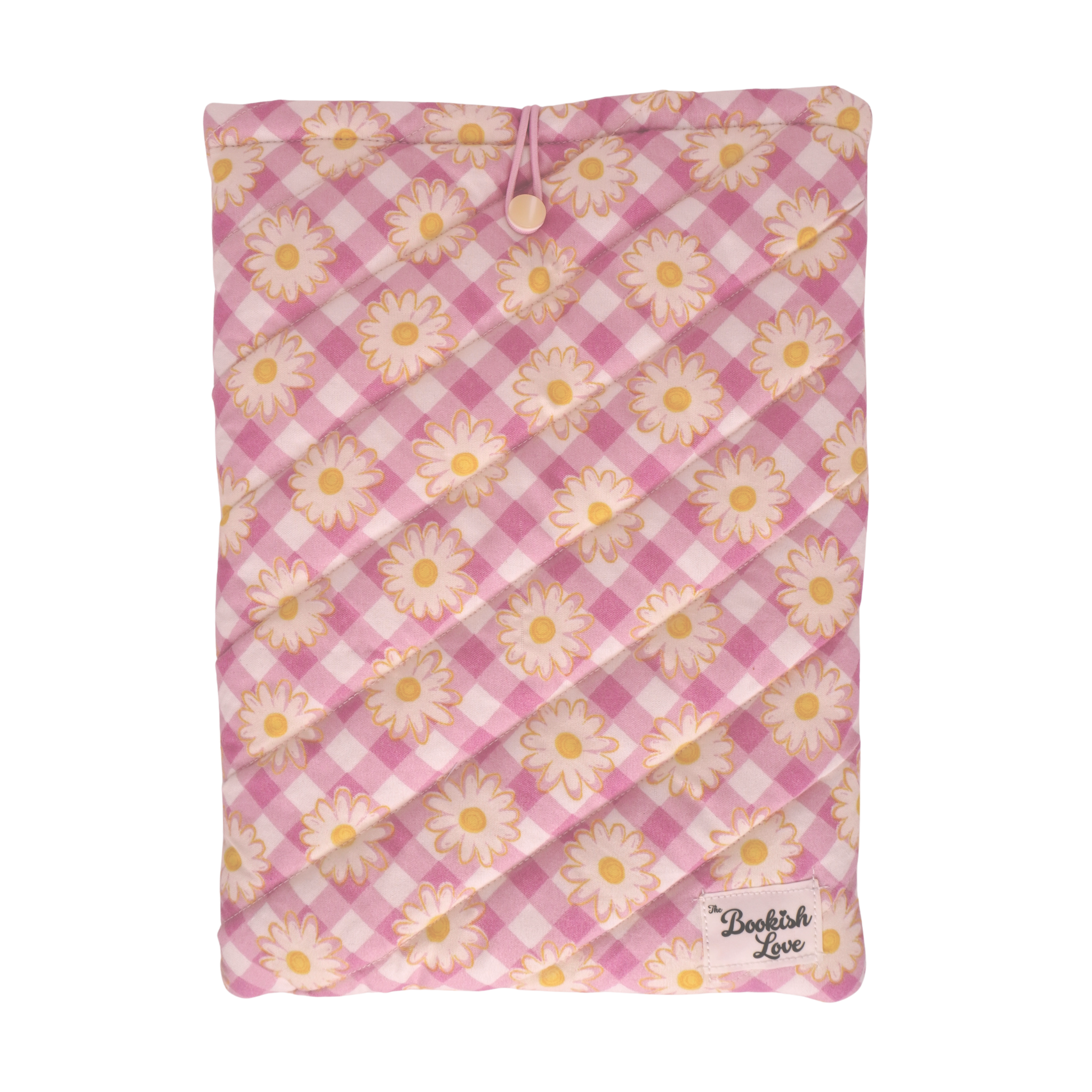 Book Sleeve Picnic Rosa con Margaritas y Llavero Picnic Rosa con Margaritas