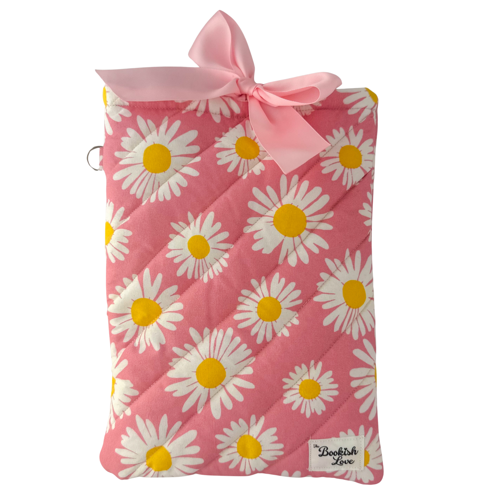 Book Sleeve Rosa con Margaritas