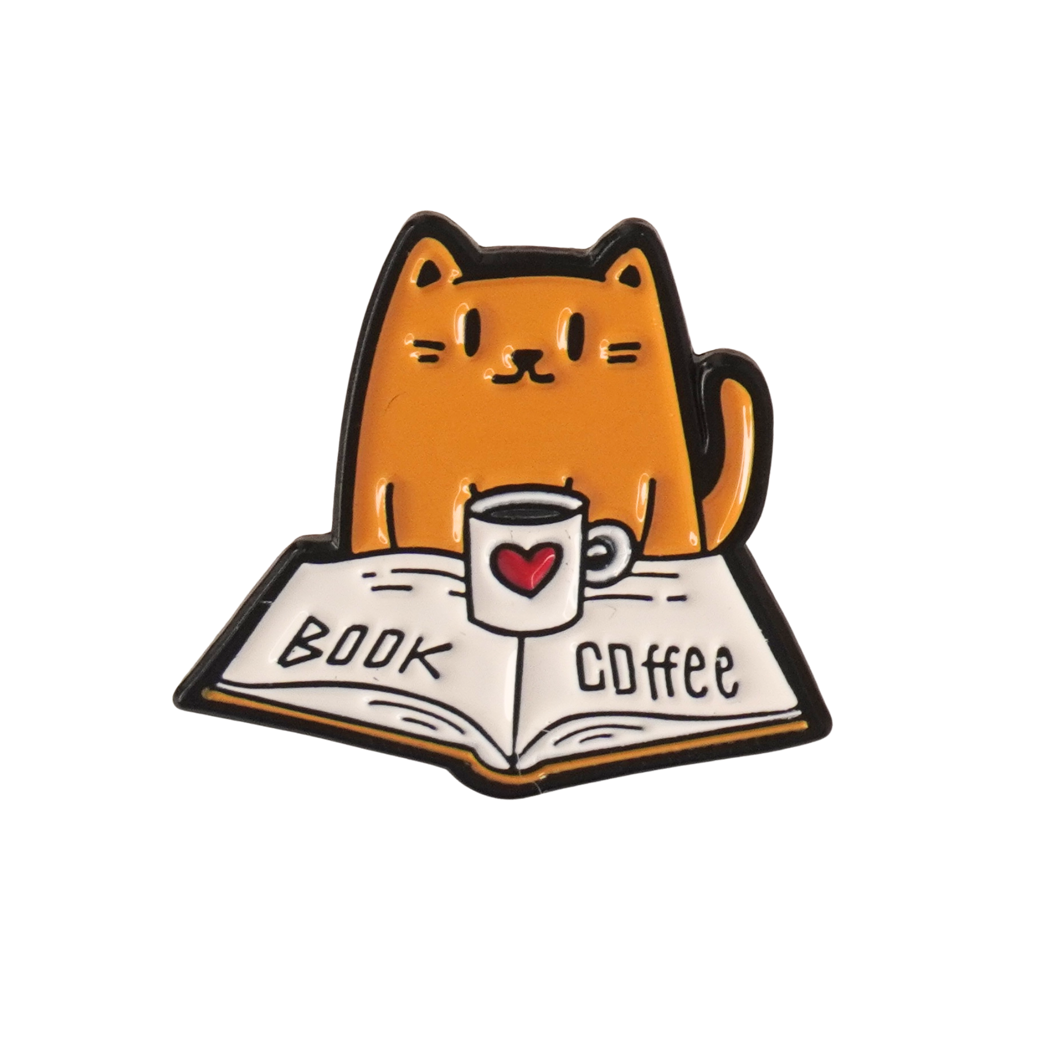 Book & Coffee - Pin